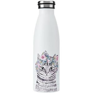 Thermosfles, 0.5 L, Dubbelwandig, Kat - Mikasas-sTipperleyhill