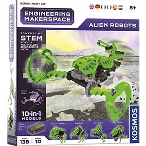 Kosmos - Engineering Makerspace-Alien Robots, 665135, experimenteerset voor kinderen