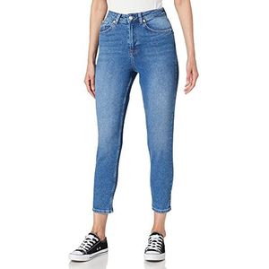 NA-KD Comfort Mom Jeans voor dames, Medium Blauw