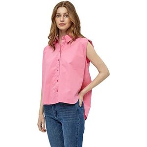 Peppercorn Dames Thelma mouwloos overhemd 6013 Pink Lemonade, S, 6013 Pink Lemonade