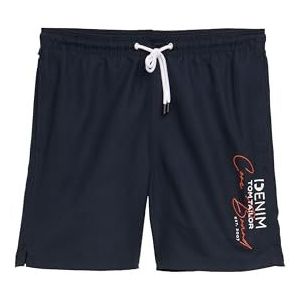 TOM TAILOR Denim Short de bain pour homme, 10668 – Sky Captain Blue., M