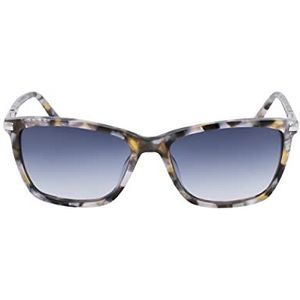 DKNY Dk539s zonnebril voor dames (1 stuk), Schildpad/Parelmoer Blauw