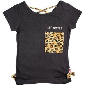 Lee Cooper T- Shirt Fille, Noir, 12 ans