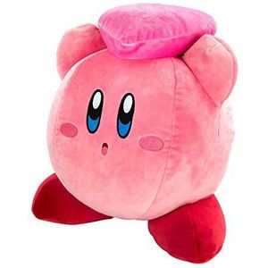 Club Mocchi Mocchi TOMY - Pluche dier Kirby Mega-hart 38 cm uit het Nintendo Universum. Super zacht en ideaal voor verzamelaars en meisjes en jongens vanaf 3 jaar. T12787 meerkleurig