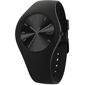 Ice-Watch - ICE Color Phantom - zwart polshorloge met siliconen band - 017905 (medium), zwart., riem