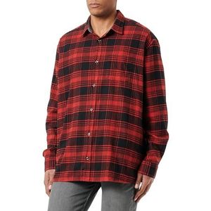 s.Oliver Chemise à manches longues pour homme, rouge, 5XL