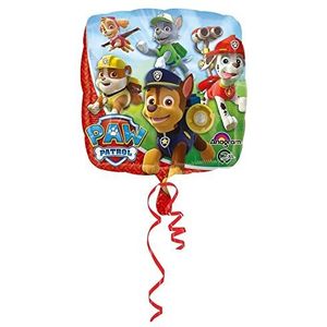 Amscan 3017901 - standaard folieballon Paw Patrol, diameter ca. 43 cm, heliumballon, verjaardag, decoratie