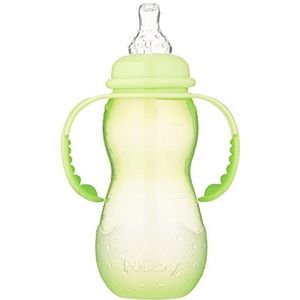 NUBY - Bpa Free Non-Drip Baby Bottle met handvat - 320 ml