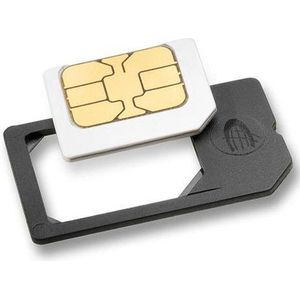 Visionaer MicroSim Card Adapter - Micro SIM Adapter - ideaal voor iPad, iPhone 4G