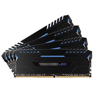 Corsair Vengeance LED-werkgeheugen (64 GB (4 x 16 GB) DDR4 3200 MHz C16 XMP 2.0 LED-verlichting)