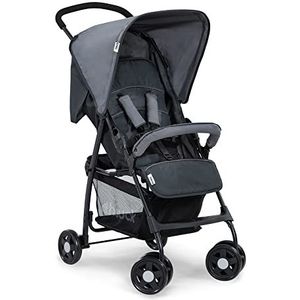 Hauck H-17142 Stadswandelwagen sport / ultra licht 5,9 kg / liggende positie van geboorte / zonnekap / grote boodschappenmand / compact opvouwbaar / tot 18 kg / grijs, 1