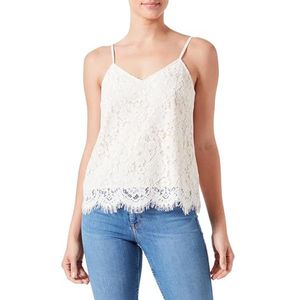Y.A.S Yasperla Dames kanten tanktop S Noos grijs wit cap S, Whitecap grijs, S