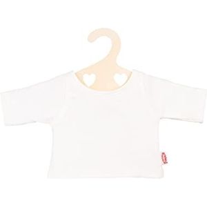 Heless 2956 - T-shirt voor poppen, wit, maat 35-45 cm, 2956