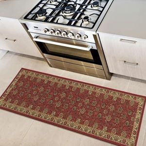 Ottomanson Gangtapijt Ottohome collectie rubberen rug oosterse Perzische stijl 50 cm x 150 cm rood