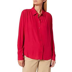 Seidensticker Damesblouse regular fit blouse lange mouwen 100% viscose, Baai