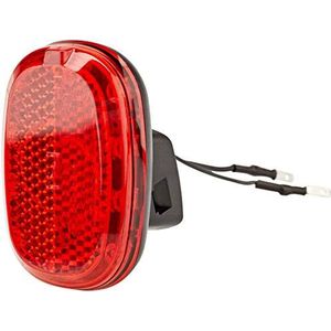 Busch & Müller Unisex - volwassenen Secuzed E LED E-bike achterlicht, zwart, één maat