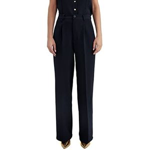 DeFacto Z8938az Vrijetijdsbroek voor dames, Navy Blauw