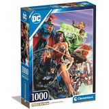 Clementoni Puzzel DC Comics 1000 stukjes, puzzel voor volwassenen, 14-99 jaar, gemaakt in Italië, 39852