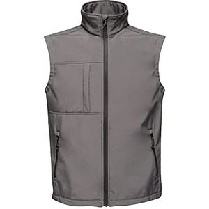 Regatta Softshell-vest, zonder mouwen, voor heren, waterdicht, ademend, winddicht, Octagon II bodywarmers, grijs (zwart)