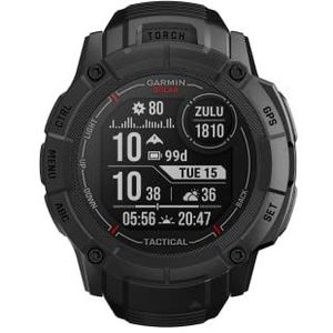Garmin Instinct 2X, Solar Tactical Edition, robuust en intelligent GPS-horloge, zwart, 50 mm behuizing