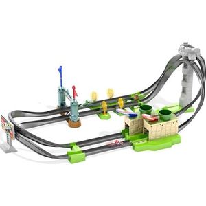 Hot Wheels Ghk15 Mario Kart Circuit Track-Speelset Met 1:64 Die-Cast Mario En Standard Kart-Voertuig