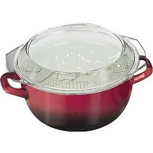 Ibili 931624T Volcán Friteuse met mand en deksel, 24 cm