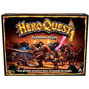 Hasbro Gaming Avalon Hill Speelsysteem, HeroQuest, fantastisch avontuurspel in Dungeon-stijl, vanaf 14 jaar, 2 tot 5 spelers, meerkleurig