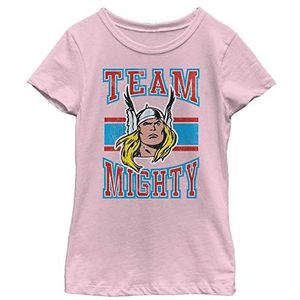 Marvel Classic Team Mighty Girls T-shirt met korte mouwen roze, Roze