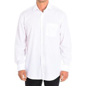 Seidensticker Comfortabel overhemd met lange mouwen New Kent kraag wit, Wit