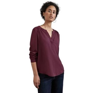 Street One A345112 Tuniekblouse voor dames, effen kleur, Enigma rood