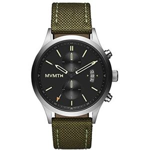 MVMT 28000200-D Quartz chronograaf herenhorloge met nylon band olijfgroen, armband
