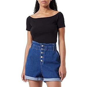 Mavi Taylor dames shorts, Mid Blue Denim