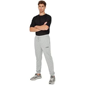 Trendyol Trendyol Heren joggingbroek regular joggingbroek heren (1 stuk), grijs.