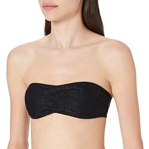 Urban Classics bandeau tops voor dames, zwart (00007)