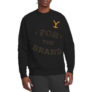 Yellowstone For The Brand Crew Sweat-shirt, Noir, L, Noir, L