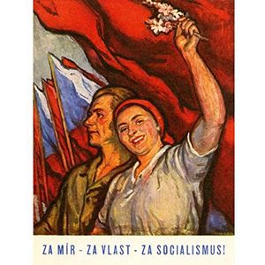 Wee Blue Coo BB6799B politieke socialisme vlag, 30 x 40 cm