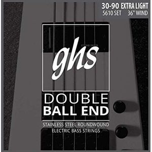 GHS 5610 30 - 90 Extra Light Bass Double Ball End snarenset