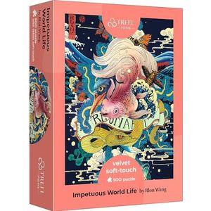 Trefl Prime - UFT Velvet Soft Touch Puzzel: Impetuous World Life - 500 elementen, fluwelen cover, unieke afbeelding, posterspel, voor volwassenen en kinderen vanaf 10 jaar