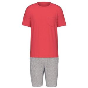 CALIDA Print Relax Pijama-set voor heren, Cayenne Red