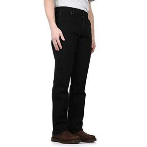 Wrangler heren Jeans Regular Fit, Zwart (zwart), 40W / 30L