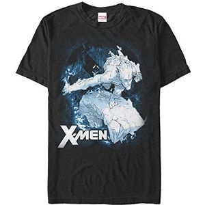 Marvel T-shirt unisexe X-men The Ice Organic à manches courtes, Noir, XL