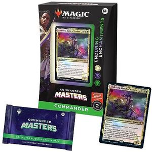 Magic The Gathering Commander Masters Commander Deck – Enduring Enchantments (2-Card Collector Booster Sample Pack & Accessories – Engelse versie)