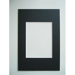 Walther Design Passepartout, Passepartoutformat 50x70 cm, Bildformat 40x60 cm, Schwarz