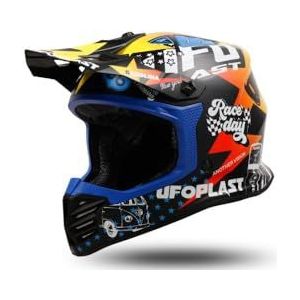 UFO PLAST BOY KOREY HELM BLAUW/GEEL S