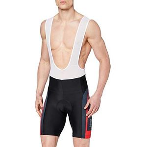 JollyWear, Kubo Fietsen Squadra Korte broek voor volwassenen, uniseks, voor de zomer, Rood