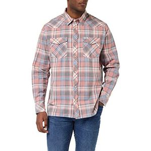 Wrangler T- Shirt Western Homme, Rose Pâle, XL