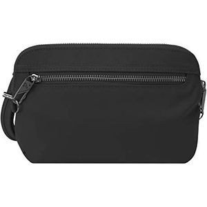 Travelon Ombouwbare schoudertas voor dames, onyx, één maat, onyx blauw, één maat, elegant
