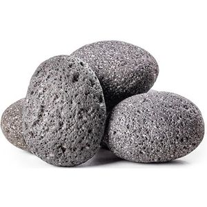 ARKA mySCAPE-LAVA GALETS - Pietre per aquascaping per acquari acqua dolce - ca. 50-70 mm - Inhoud: 20 kg