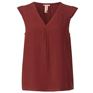 Street One A343966 Top Blouse voor dames, Foxy Red