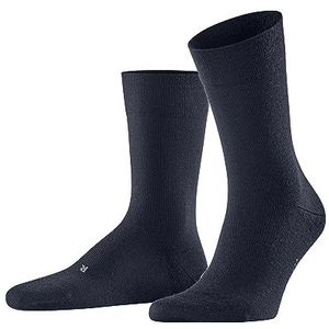 FALKE Stabilizing Wool Everyday stabiliserende sokken met compressiezone rond de enkel effen ademend klimaatregulerend geurremmende wol 1 paar, Blauw (Space Blue 6116)